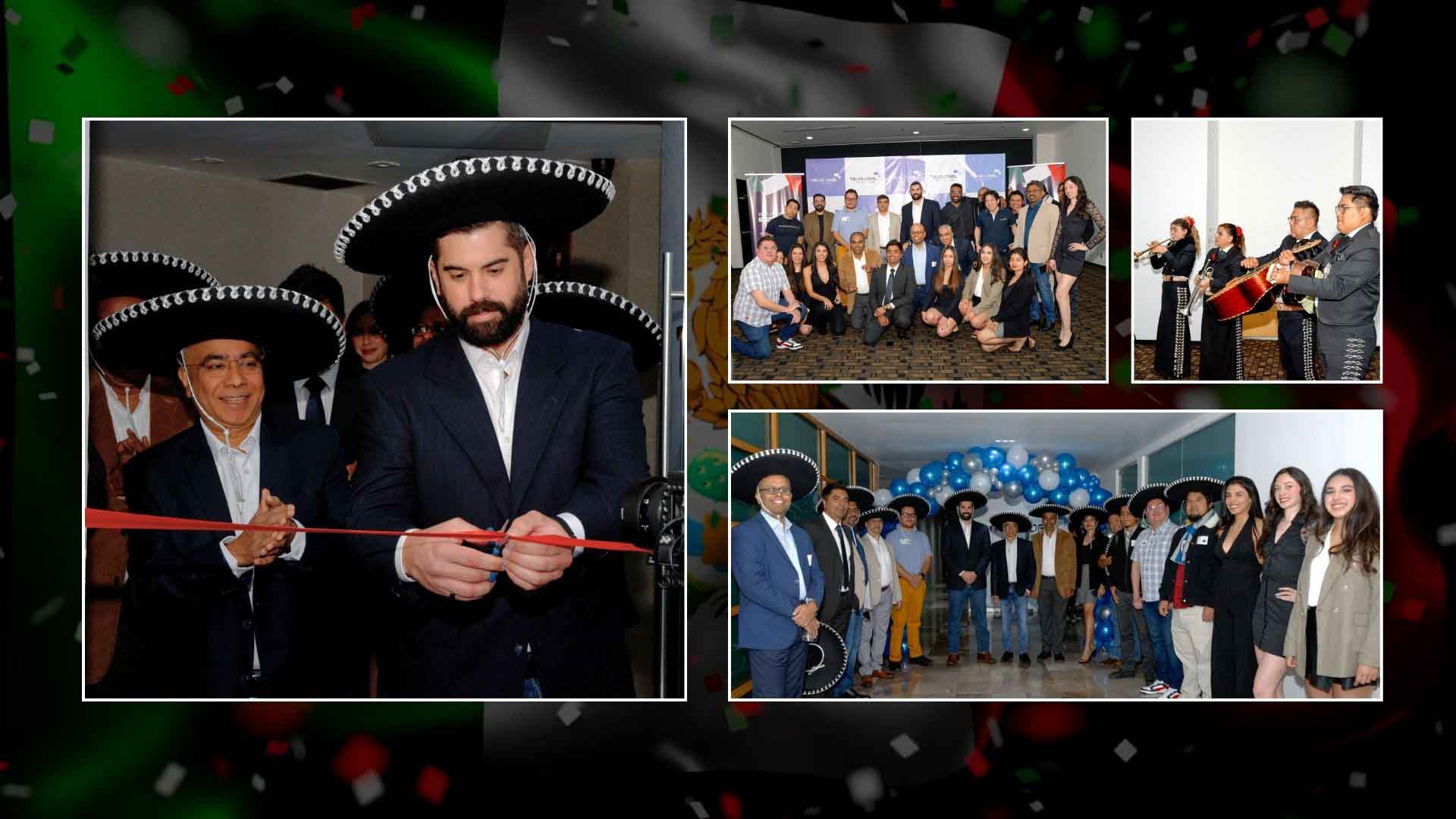 Mexico office opening collage